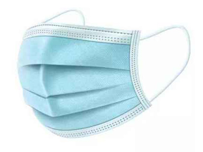 Disposable nonwoven face mask